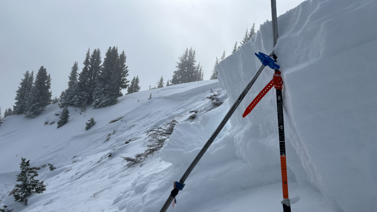 Avalanche triggered by snowboarder on Berthoud Pass, Dec. 26, 2022