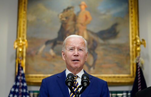 A second federal appeals court has rejected a Biden administration bid to put on hold a ruling blocking the President's student debt relief policy. President Joe Biden is pictured here at the White House on August 24.