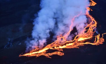 Lava from Mauna Loa is less than 4 miles from a key highway.