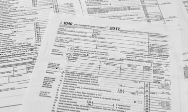 Copies of former President Donald Trump and former first lady Melania Trump individual tax returns for 2017