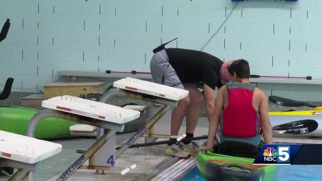 <i>WPTZ</i><br/>An Ausable Valley school has started a kayaking physical education course inside its own indoor pool.