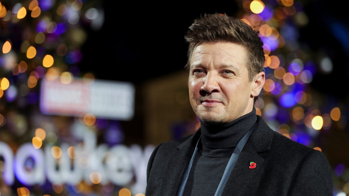 Jeremy Renner, here in London in 2021, tweeted he is home from the hospital more than two weeks after he was crushed in a snowplow accident.
