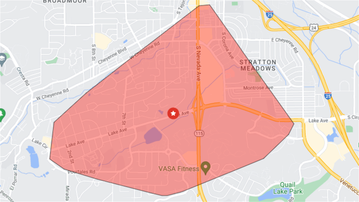 Colorado Springs Utilities responding to an electrical outage; 2,500