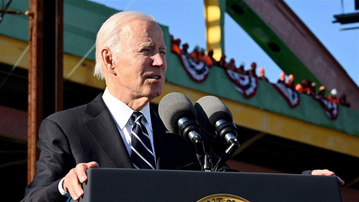 President Joe Biden, pictured here speaking in Baltimore on January 30, intends to end the Covid-19 national and public health emergencies on May 11, the White House said on January 30.
