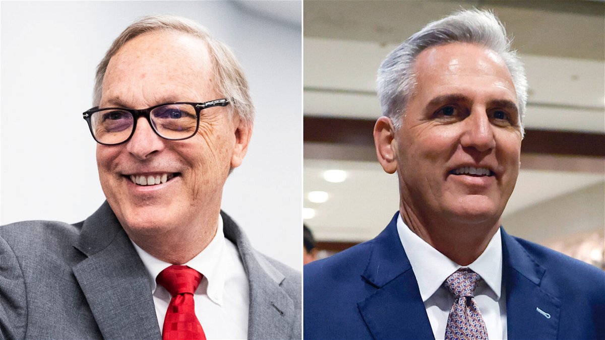 <i>Getty Images</i><br/>GOP leader Kevin McCarthy is facing a longshot challenge in the race for speaker from hard-right Arizona Republican Rep. Andy Biggs.