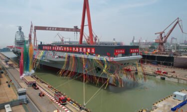 The Chinese navy's massive new aircraft carrier