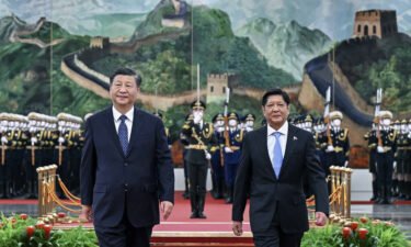 Philippine President Ferdinand Marcos Jr. and Chinese leader Xi Jinping