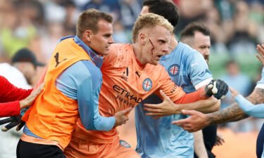 Melbourne Victory FC hit with record sanctions after the ugly pitch invasion in December 2022. Melbourne City goalkeeper Tom Glover was left bloodied after fans invaded the pitch.
