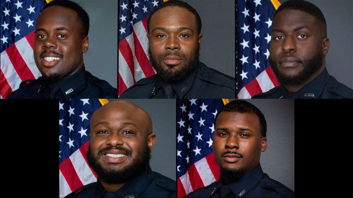 <i>Memphis Police Dept.</i><br/>The Memphis Police Department has terminated five police officers in connection with the death of Tyre Nichols.  Top: Tadarrius Bean