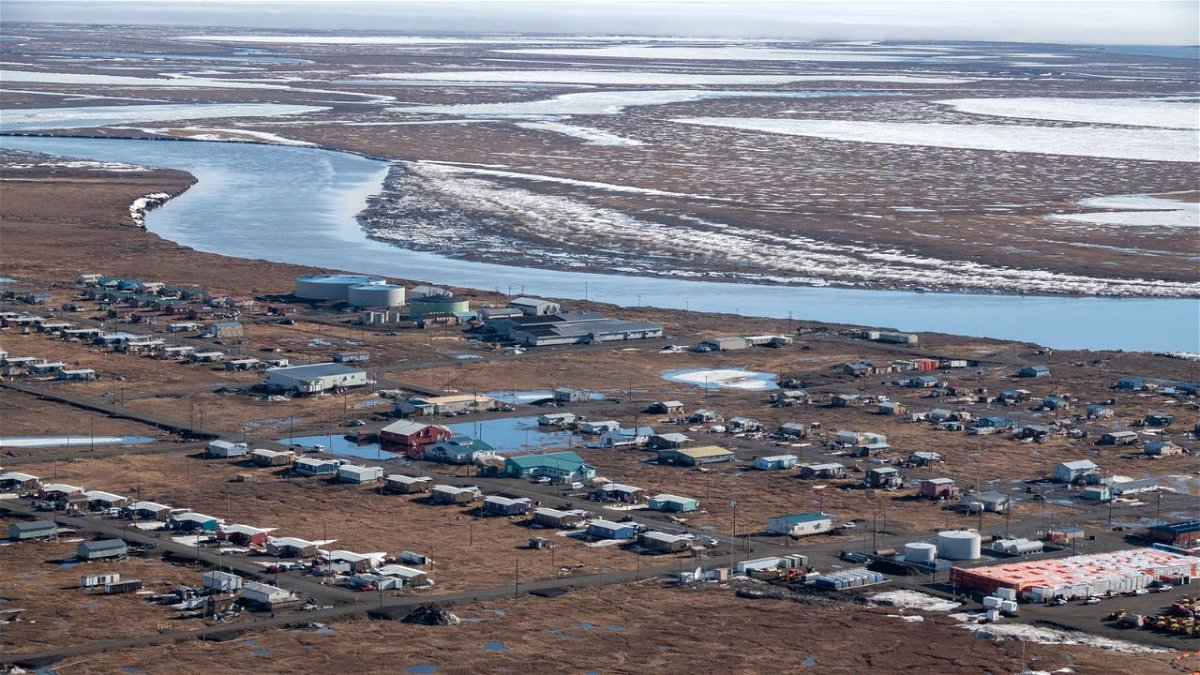 The Interior Department’s Bureau of Land Management advanced the controversial Willow oil drilling project on Alaska’s North Slope, releasing the final environmental impact statement before the project can be approved, and pictured, Nuiqsut on the North Slope of Alaska near the proposed Willow oil project, in May 2019.
