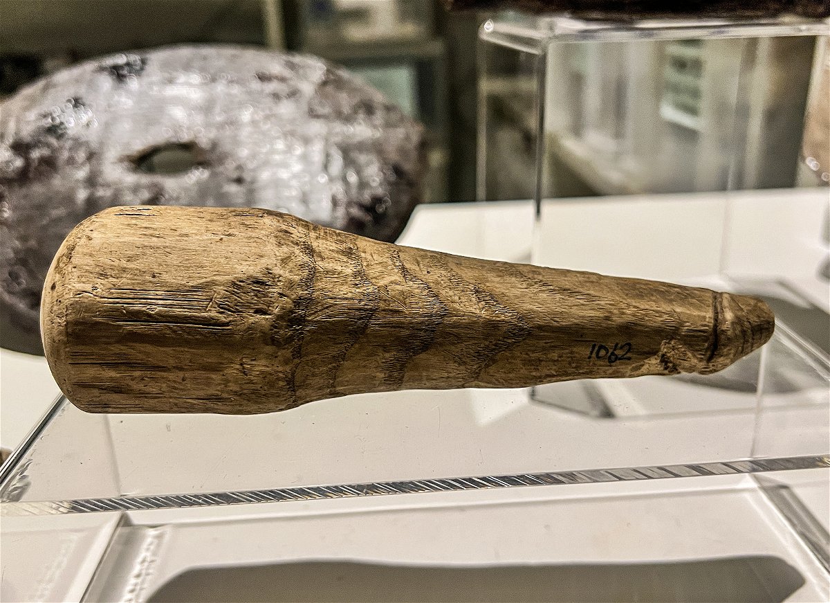 <i>Vindolanda Trust</i><br/>The artifact was discovered at the Roman fort of Vindolanda