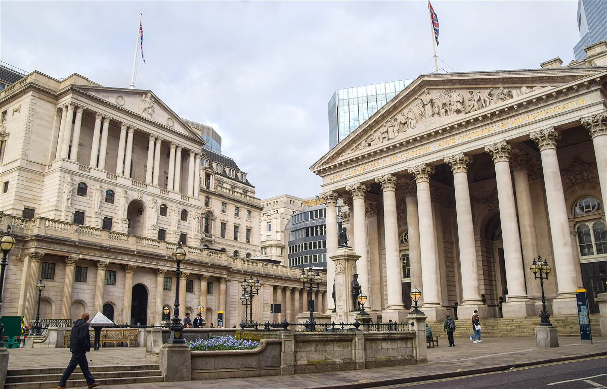<i>Vuk Valcic/SOPA Images/LightRocket/Getty Images</i><br/>The Bank of England
