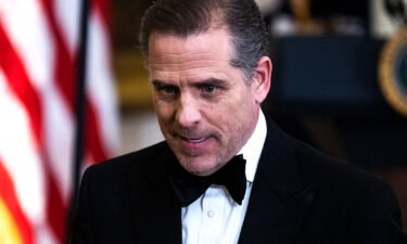 Hunter Biden attends the Kennedy Center Honorees reception in the East Room of the White House on Sunday
