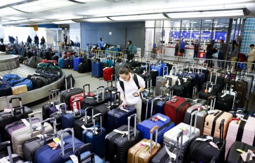 Southwest Airlines has unveiled an "action plan" to prevent another operational meltdown. Pictured is a baggage holding area for Southwest Airlines at Denver International Airport in 2022 in Denver.