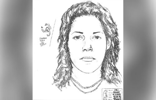 A police sketch of Christine Belusko