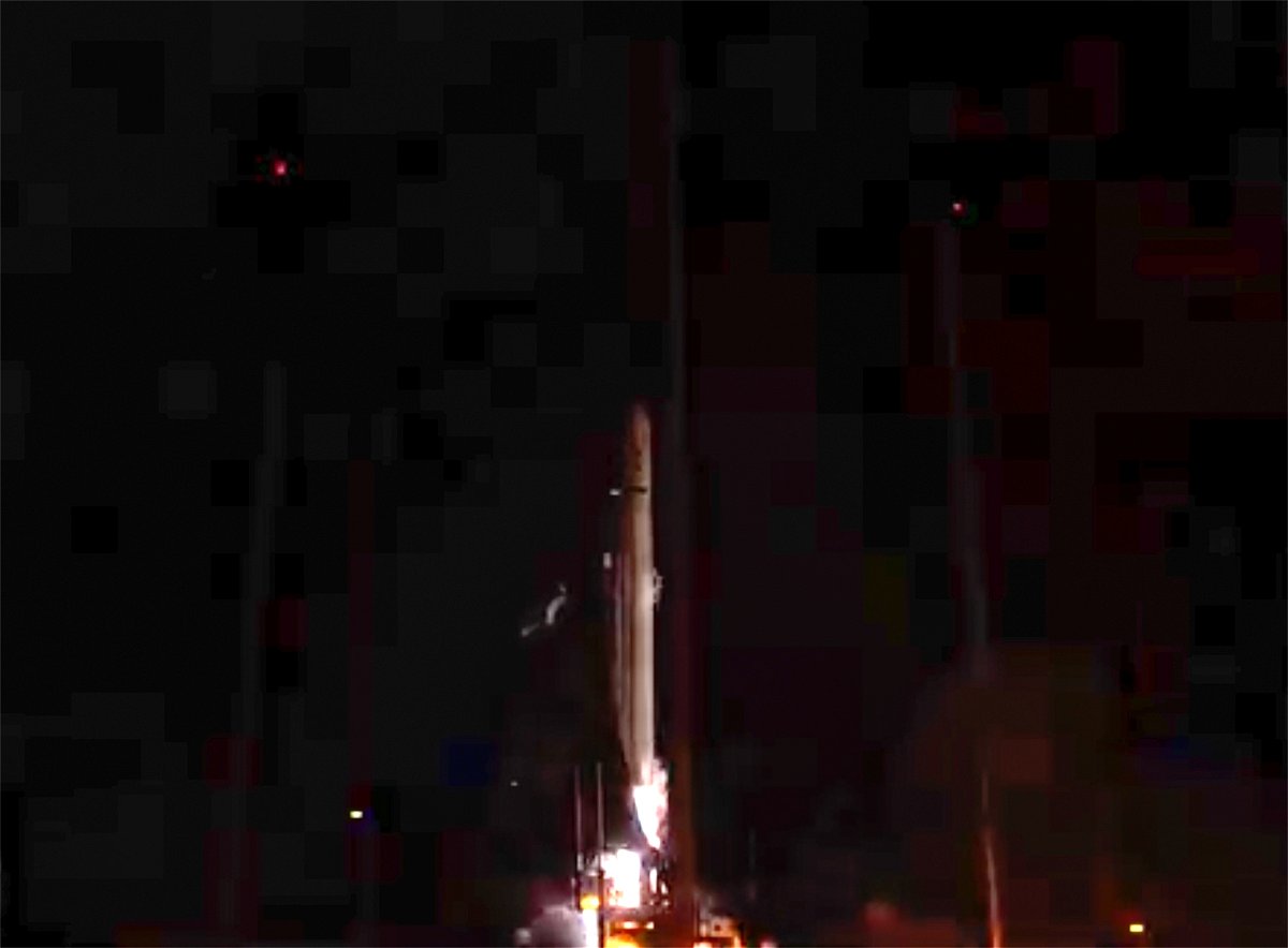 <i>Relativity Space/YouTube</i><br/>Relativity Space's Terran 1 rocket is seen during its third launch attempt of a mission called 