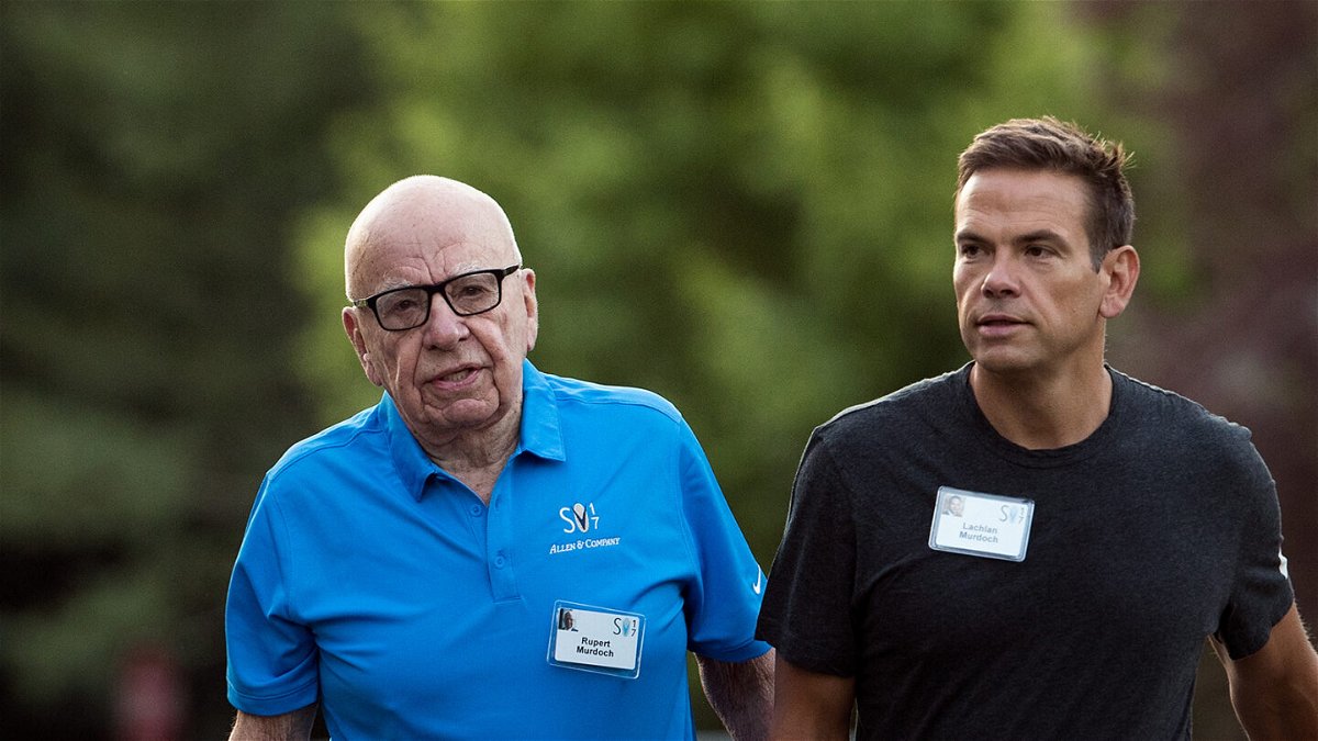 <i>Drew Angerer/Getty Images</i><br/>Dominion wants to put Rupert Murdoch and his son Lachlan Murdoch