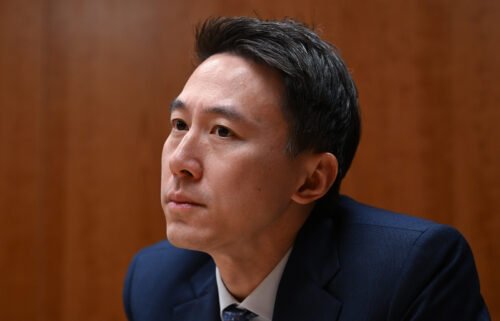 TikTok CEO Shou Zi Chew is interviewed at offices the company uses on February 14 in Washington