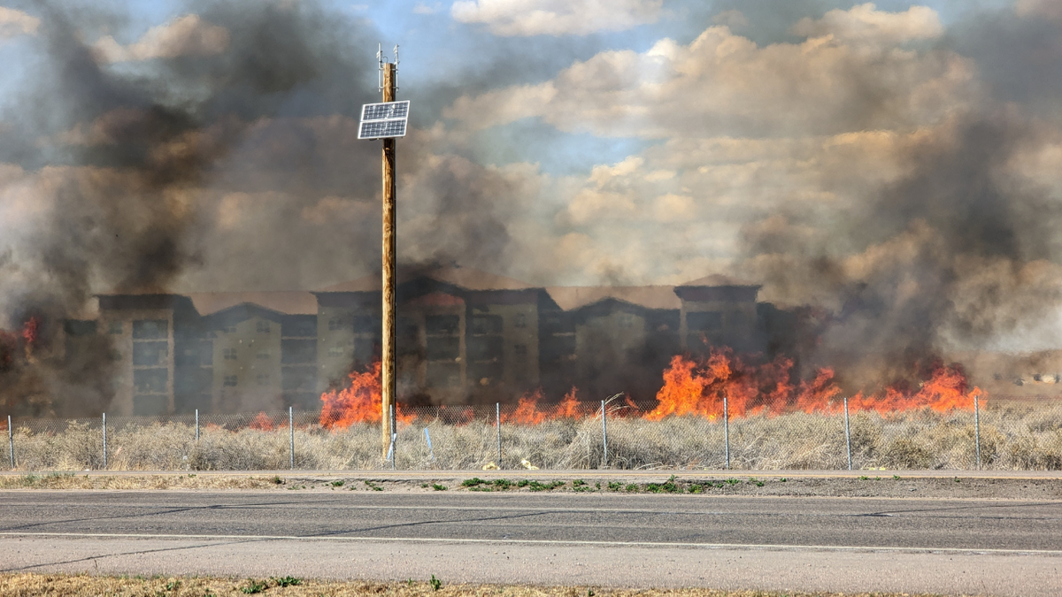 Fire along Hwy. 50 & Troy Ave., April 12, 2023