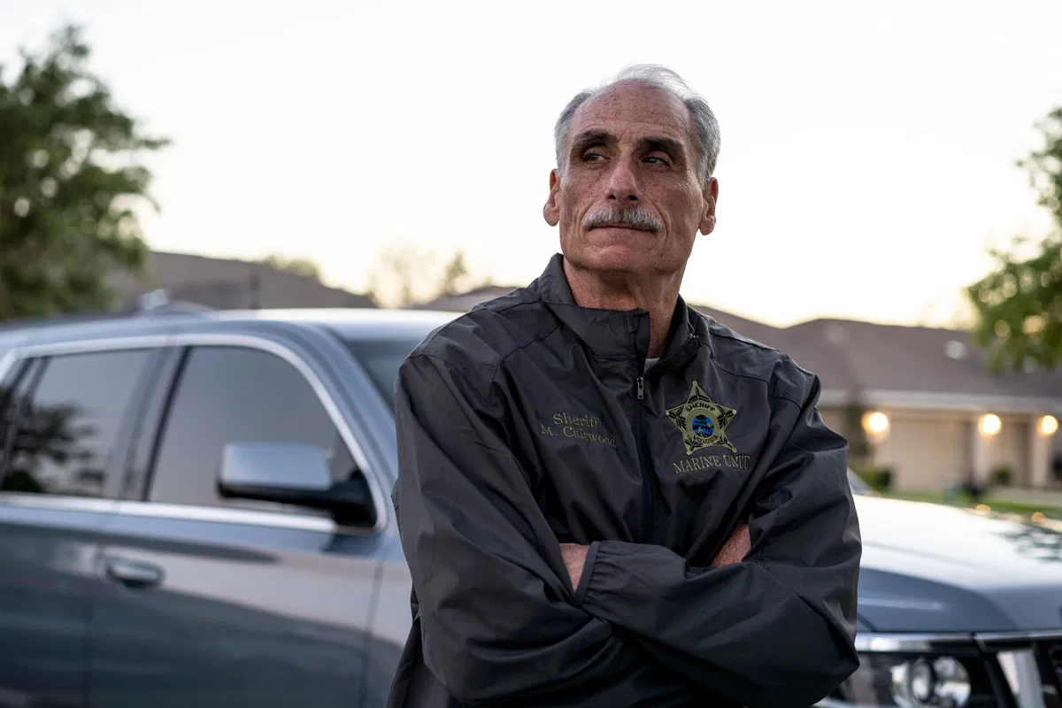 <i>Thomas Simonetti/The Washington Post/Getty Images</i><br/>Volusia County Sheriff Mike Chitwood outside his home in Port Orange