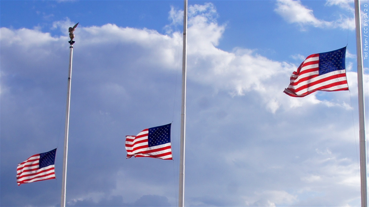 Flags to be lowered to halfstaff in Colorado in remembrance of Texas