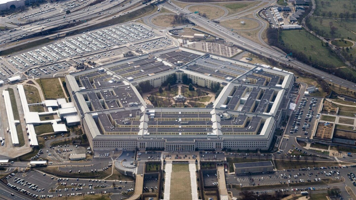 <i>Joshua Roberts/Reuters</i><br/>The Pentagon is seen from the air in Washington