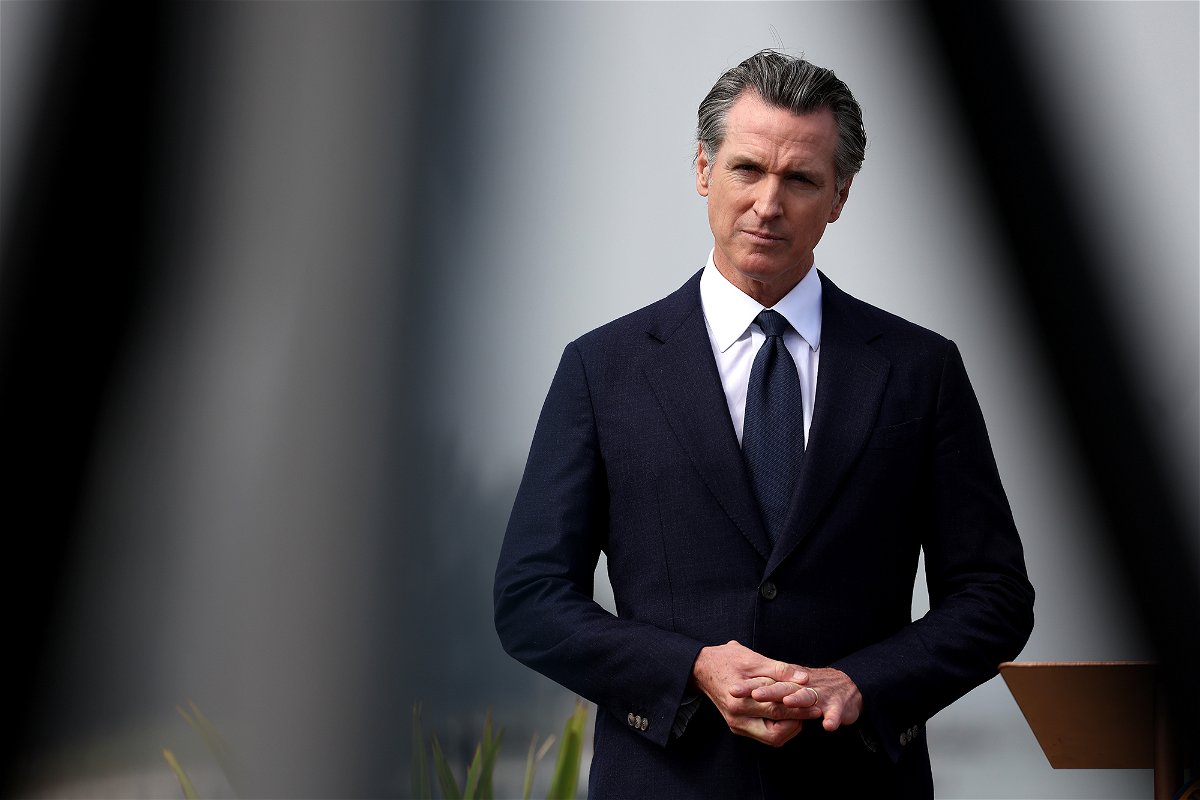 California Gov. Gavin Newsom, here in October in San Francisco, has declined to publicly say whether he'd support reparations payments for Black residents.
