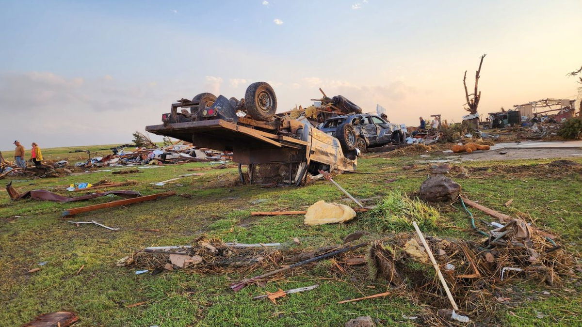 Tornado damage