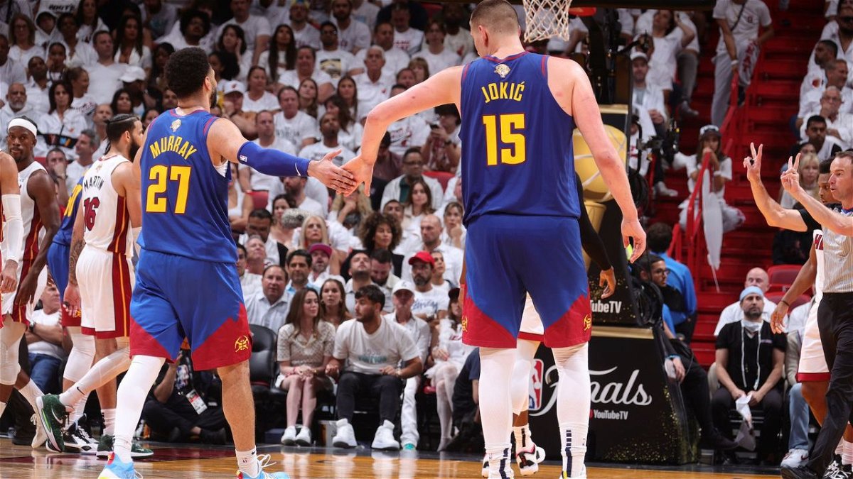Nikola Jokic and Jamal Murray triple double final NBA 2023 game