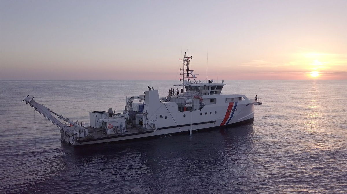 <i>M. Pradinaud</i><br/>Scientists conducted their expedition in the Mediterranean last year aboard the Alfred Merlin research vessel.