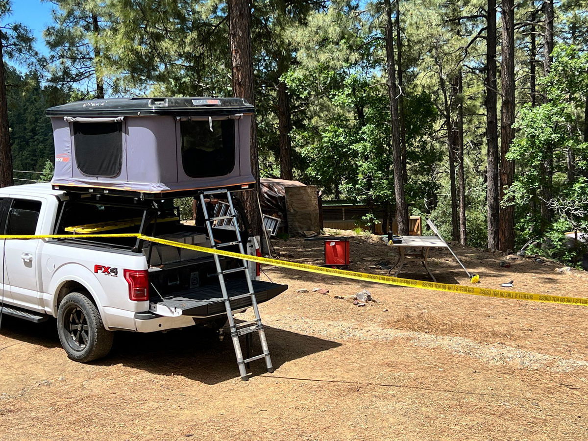 <i>Yavapai County Sheriff's Office</i><br/>The scene of a bear attack near Prescott