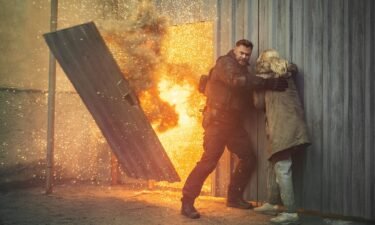 Chris Hemsworth and Tinatin Dalakishvili in the Netflix action movie "Extraction 2."