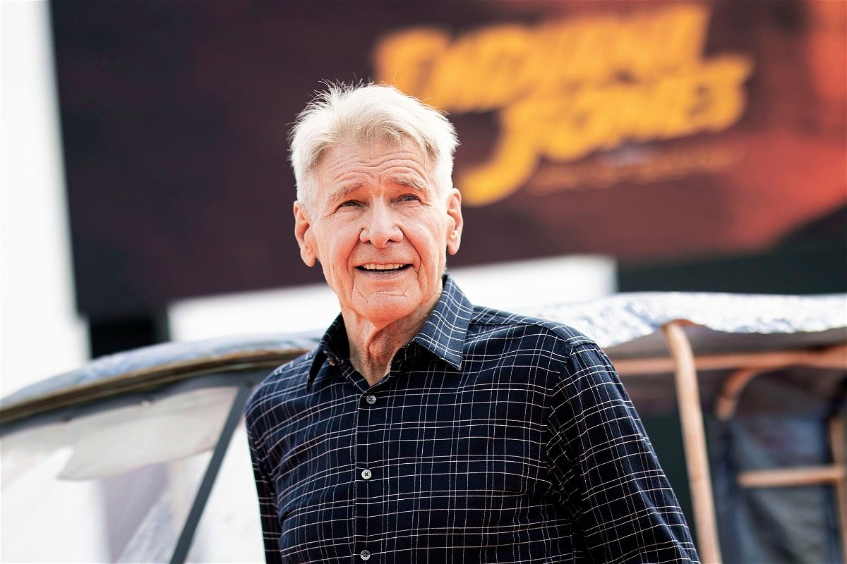 <i>Vianney Le Caer/Invision/AP</i><br/>Harrison Ford in May in France