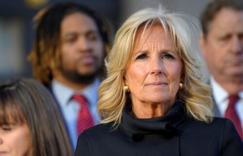 First Lady Jill Biden is pictured here in Nashville in March.