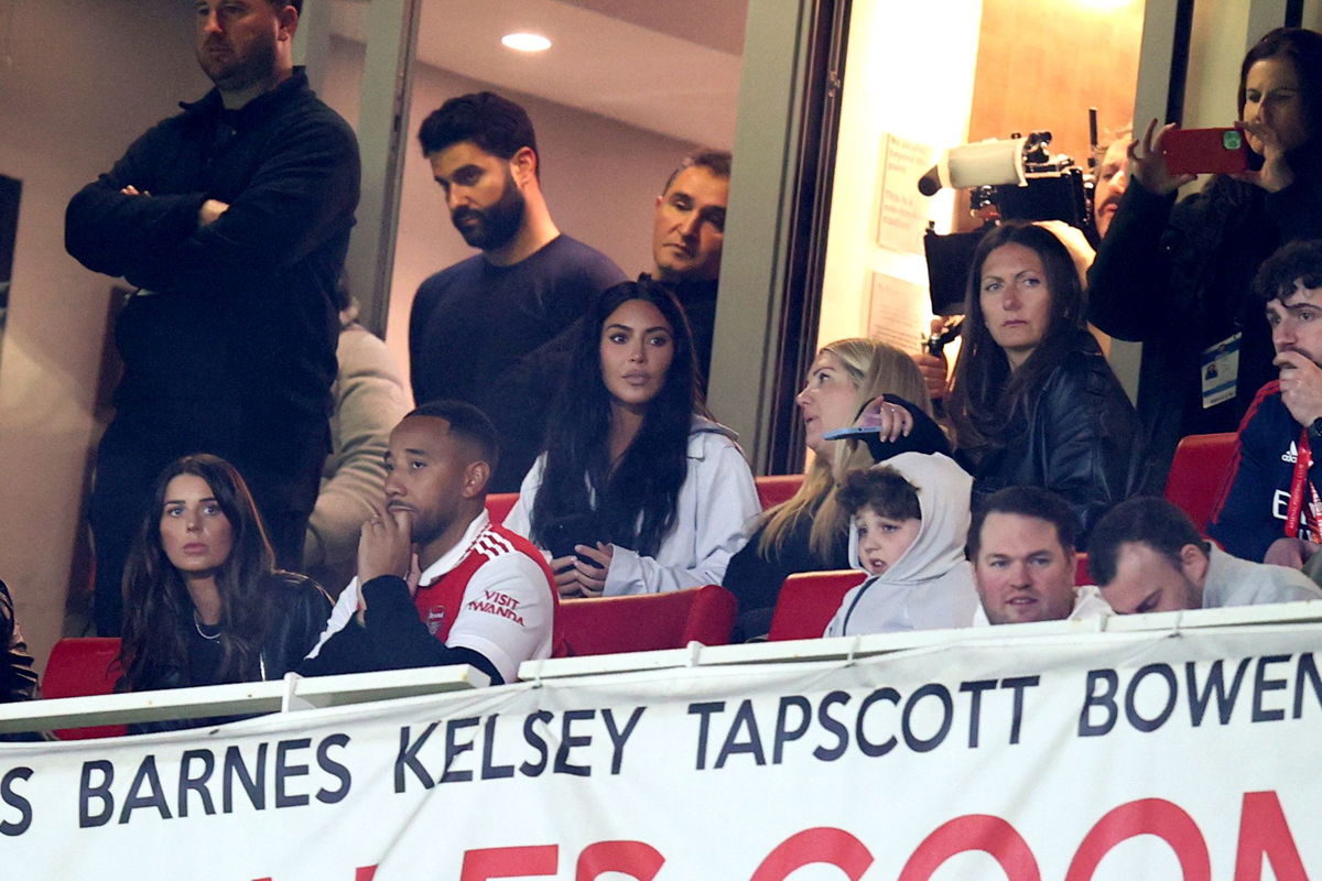 Kim Kardashian & Son Saint Meet Cristiano Ronaldo After Game: Photos