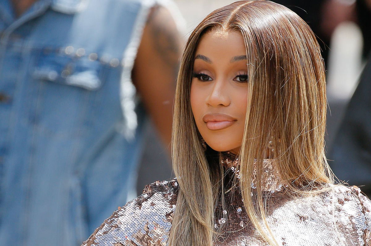 <i>Jm Haedrich/SIPA/Shutterstock</i><br/>Cardi B is pictured here in Paris at the Fendi runway show in July.