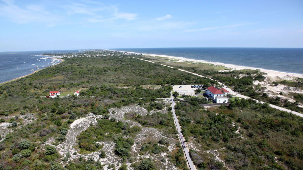 <i>Doug Schneider/Alamy Stock Photo</i><br/>A view from Fire Island Lighthouse on Fire Island National Seashore