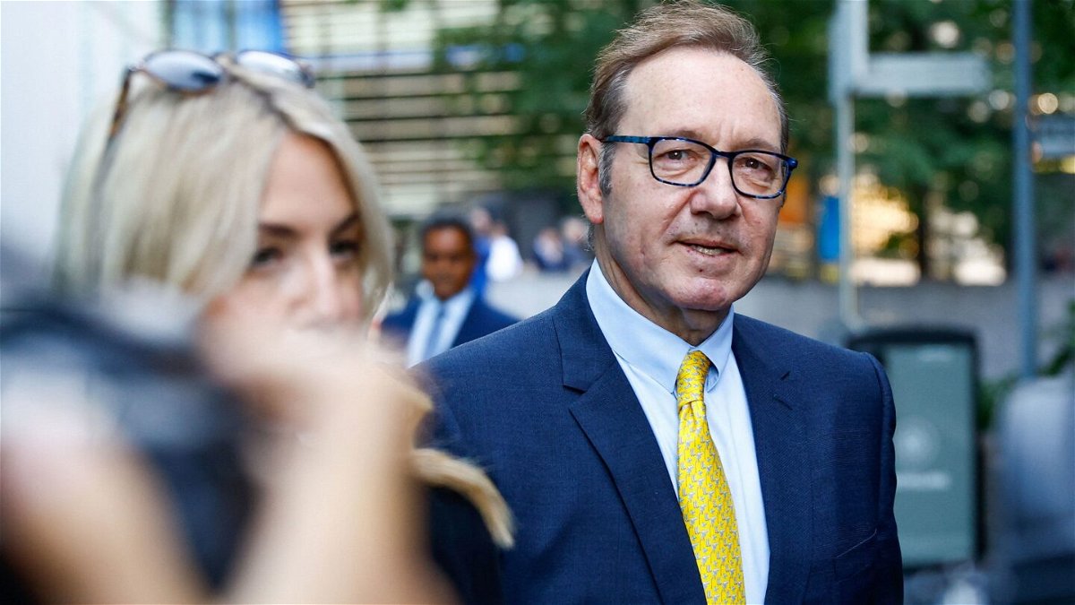 <i>Peter Cziborra/Reuters</i><br/>Actor Kevin Spacey outside London's Southwark Crown Court on July 25.