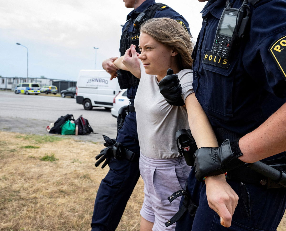 Greta Thunberg charged with disobeying police orders during a protest in  Sweden | KRDO