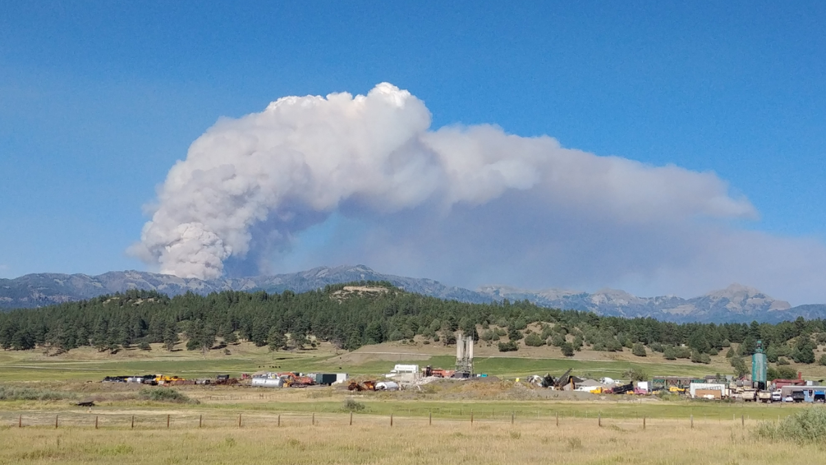 Quartz Ridge Fire and Bear Creek Fire burning in Pagosa Ranger District ...