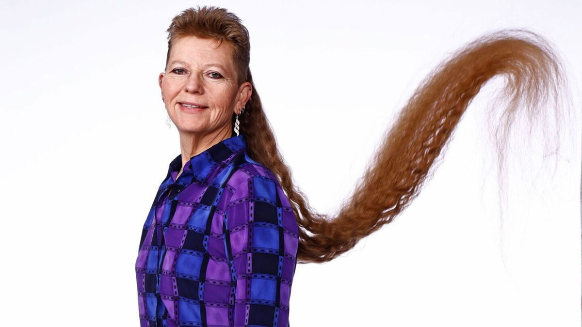 <i>Wade Payne/Guinness World Records</i><br/>Tami Manis has the longest female mullet in the world.