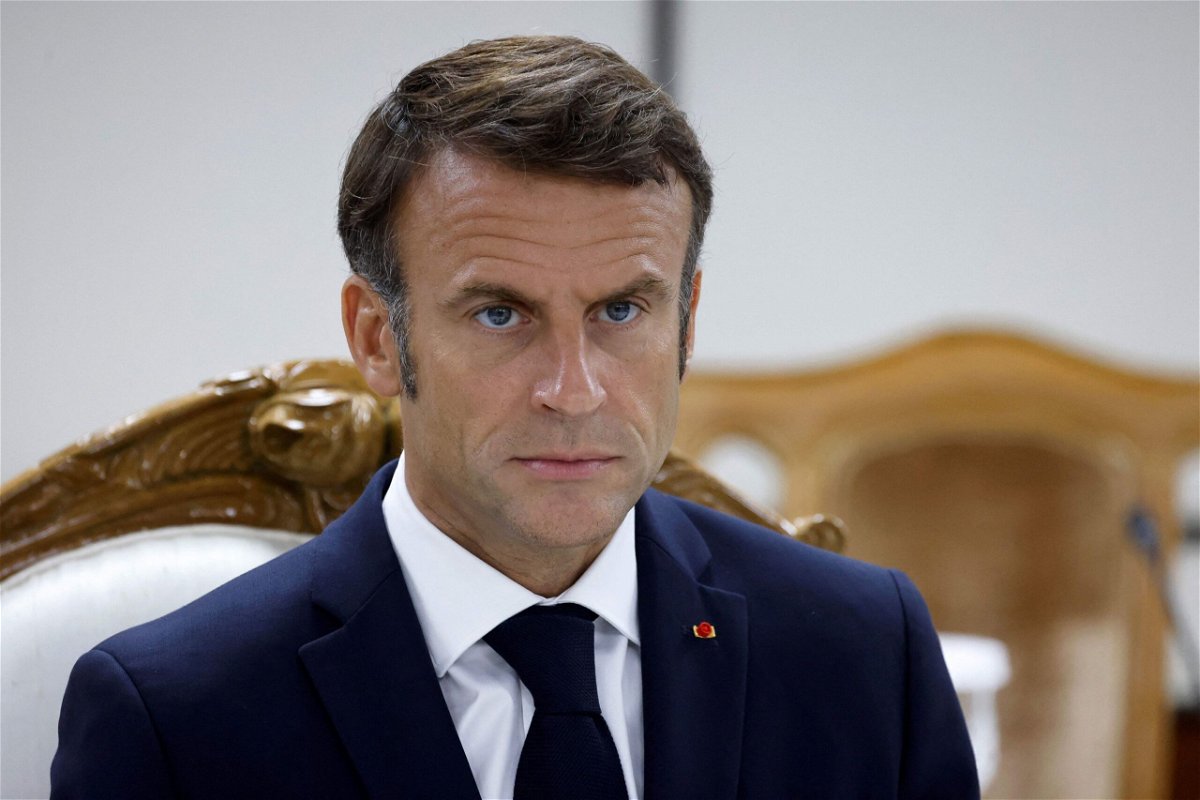 <i>Ludovic Marin/AFP/Getty Images</i><br/>French President Emmanuel Macron has said the French ambassador to Niger is being 'held hostage.'