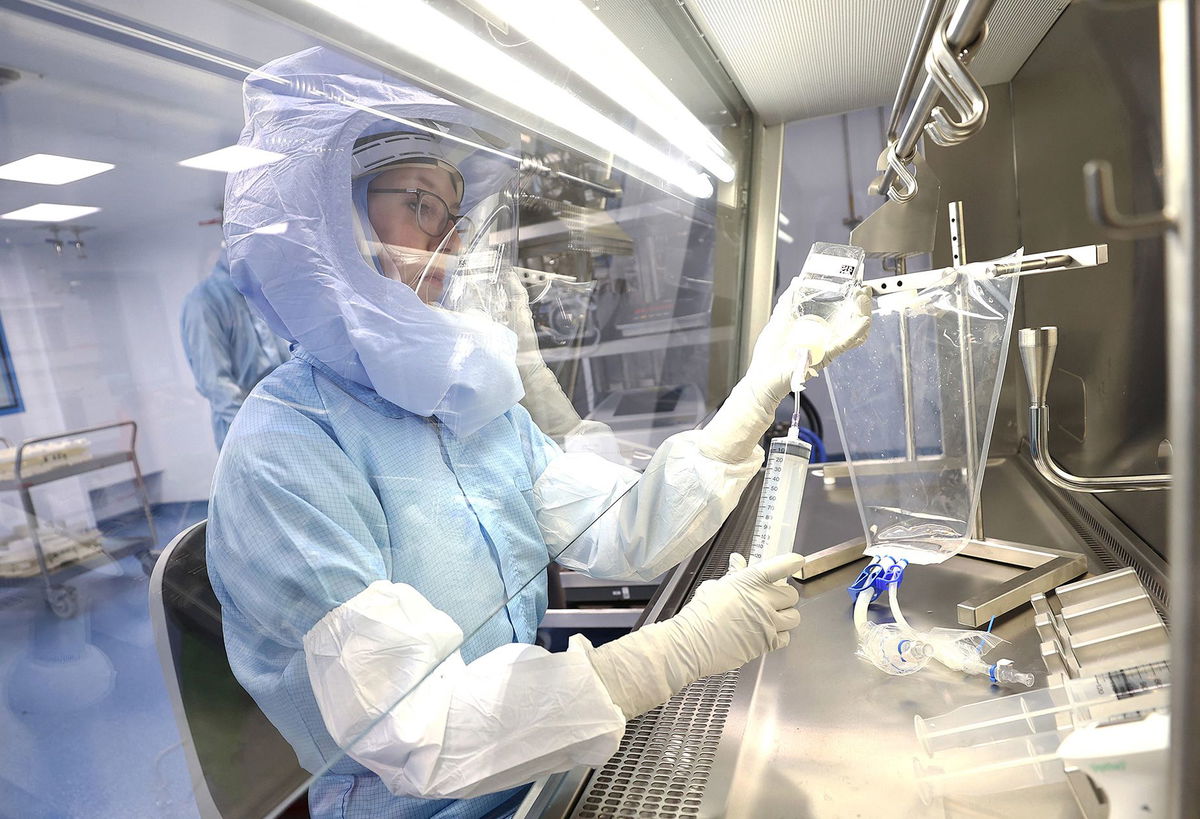 <i>Peggy Peterson/Penn Medicine/Handout/Reuters</i><br/>Scientists (from left) Dr. Drew Weissman  and Dr. Katalin Karikó won the 2023 Nobel Prize in physiology or medicine for discoveries enabling the development of mRNA Covid-19 vaccines.