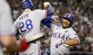 García watched Game 4 from the dugout.