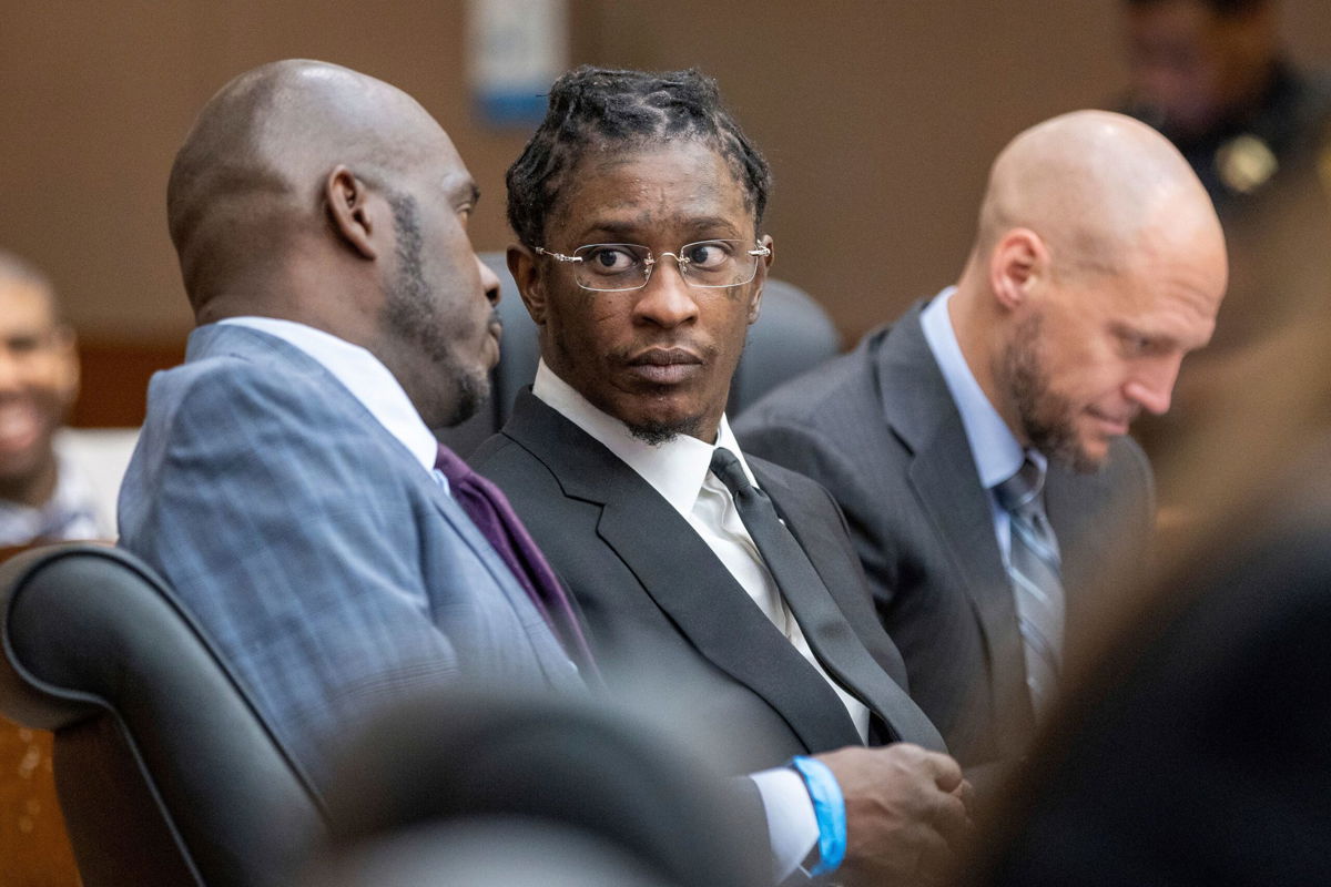 <i>Arvin Temkar/Atlanta Journal-Constitution via AP/FILE</i><br/>Young Thug attends a hearing on the YSL case in Atlanta on December 22