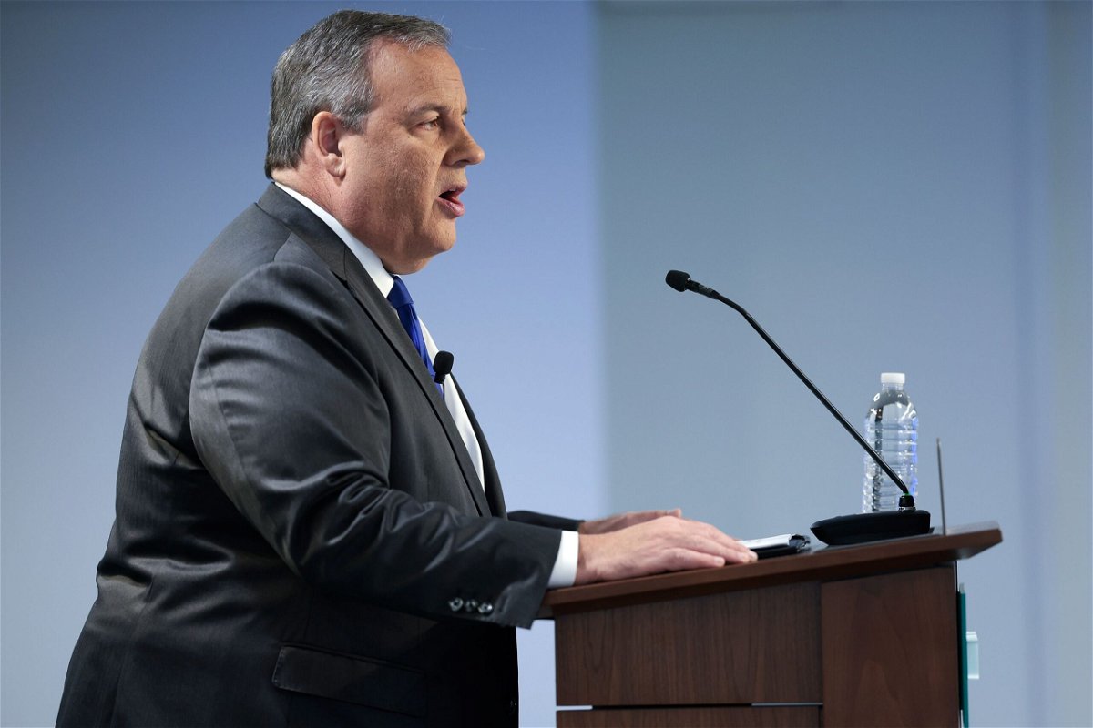 <i>Win McNamee/Getty Images</i><br/>Former New Jersey Gov. Chris Christie speaks at the Hudson Institute  in Washington