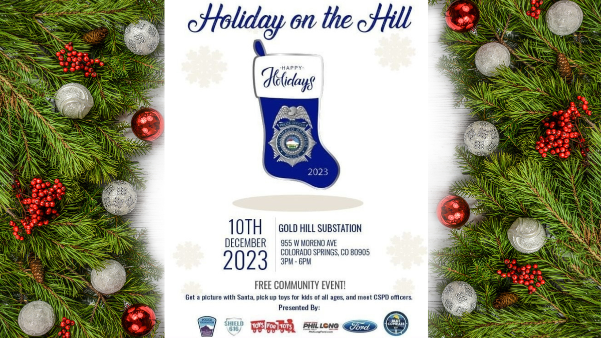 Colorado Springs Police Department hosts Holiday on the Hill