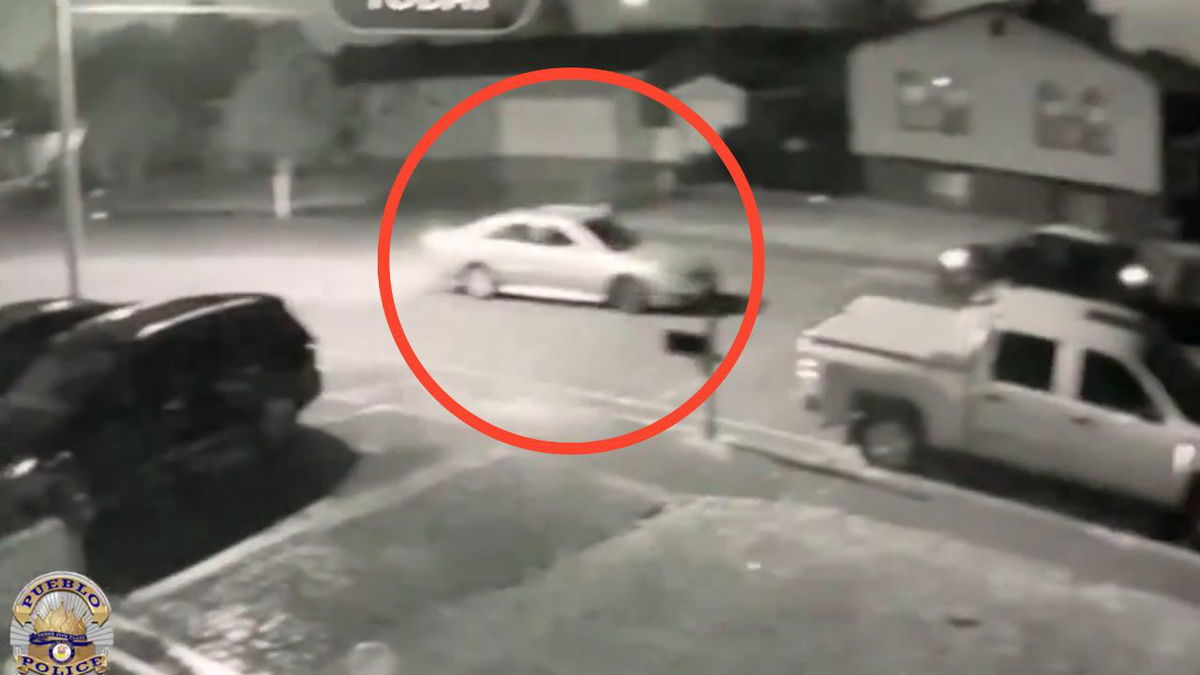 The vehicle in question is circled in red