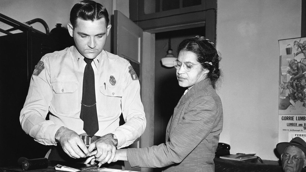 Rosa Parks' refusal to move to the segregated section of the bus sparked the Montgomery Bus Boycott and the beginning of the Civil Rights Movement.