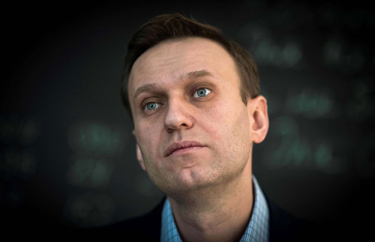 <i>MLADEN ANTONOV/AFP/Getty Images</i><br/>Russian opposition leader Alexei Navalny looks on during an interview with AFP at the office of his Anti-corruption Foundation (FBK) in Moscow in 2018.